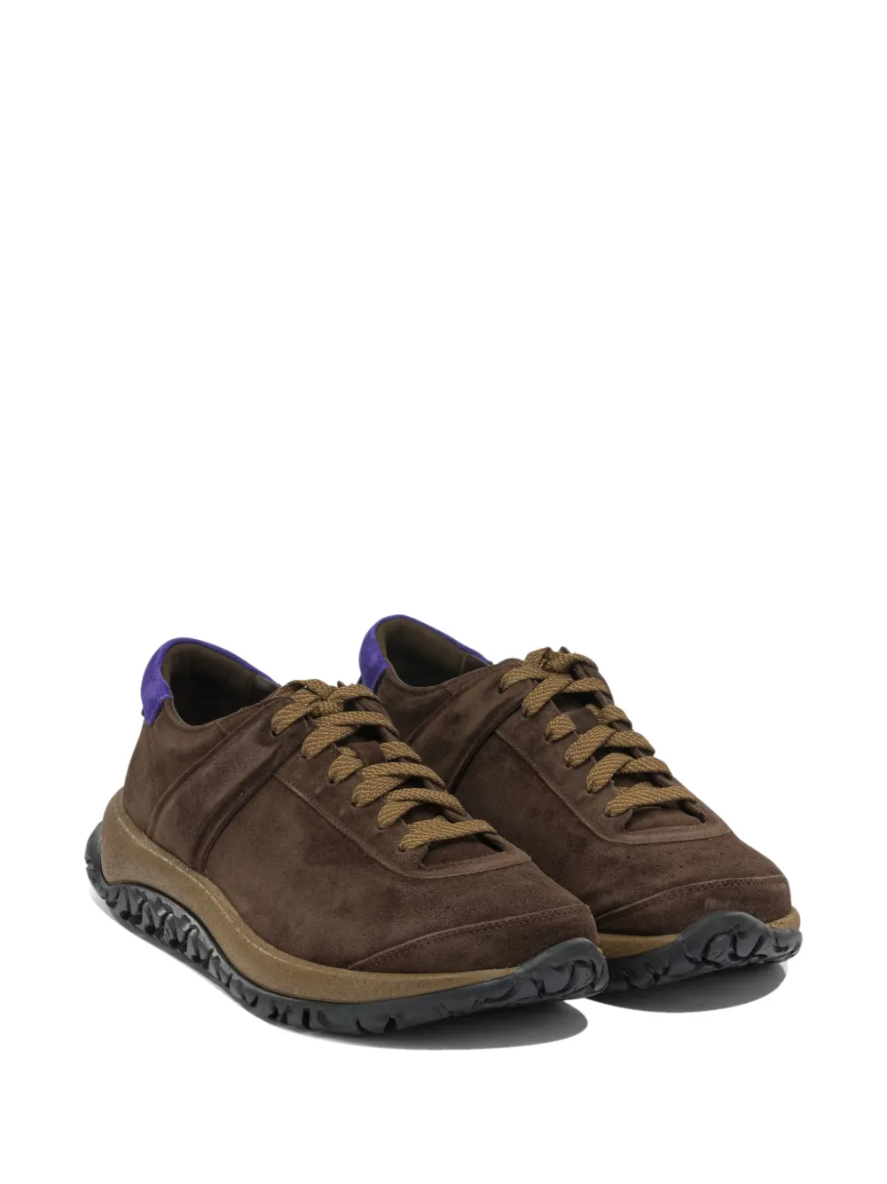 BIRKENSTOCK 1774 Stroedt sneakers met suède vlakken Bruin