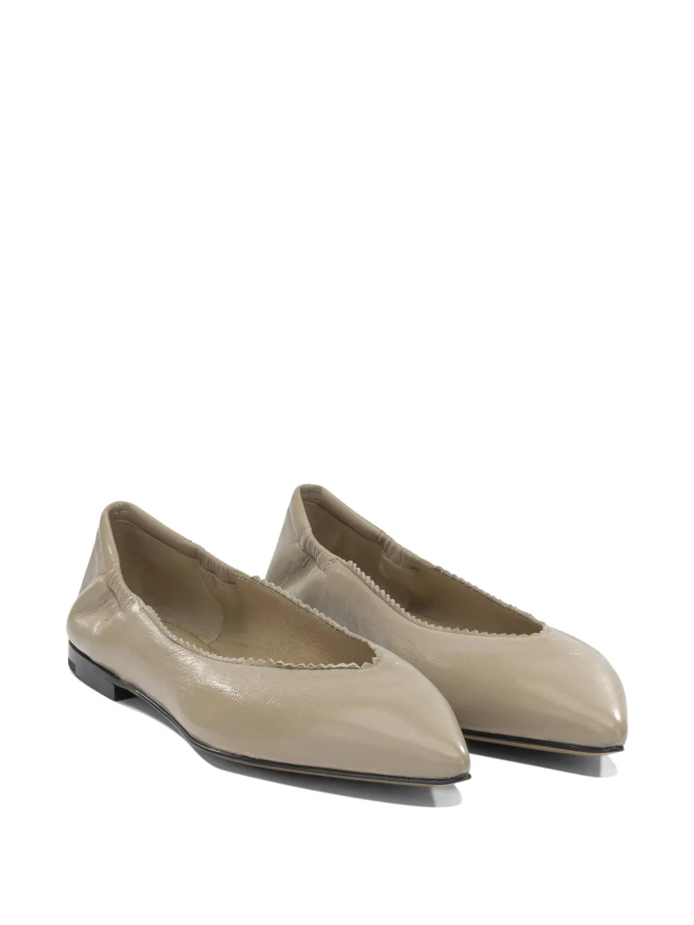 Pomme D´Or Ingrid pointed-toe ballet flats Beige