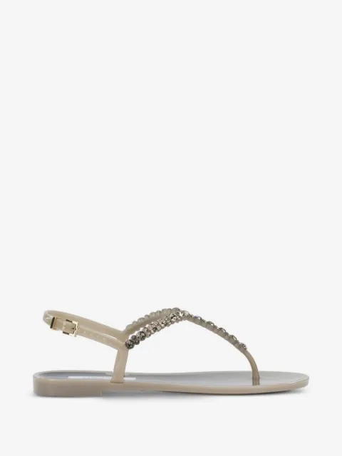 MENGHI crystal-embellished slingback sandals