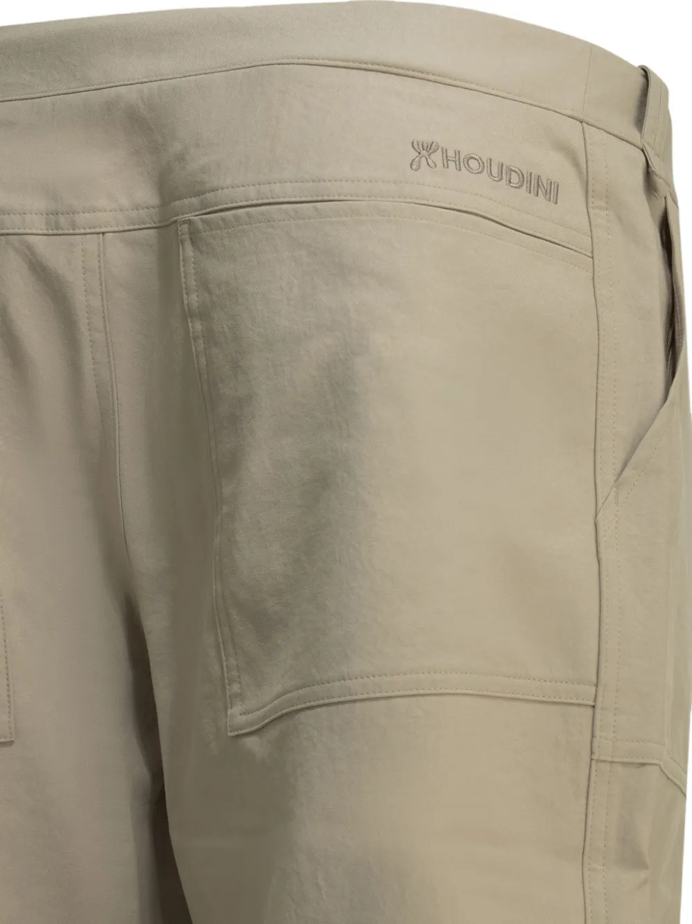 Houdini Sportswear Corespun Chore shorts met opgestikte zak en ceintuur Beige