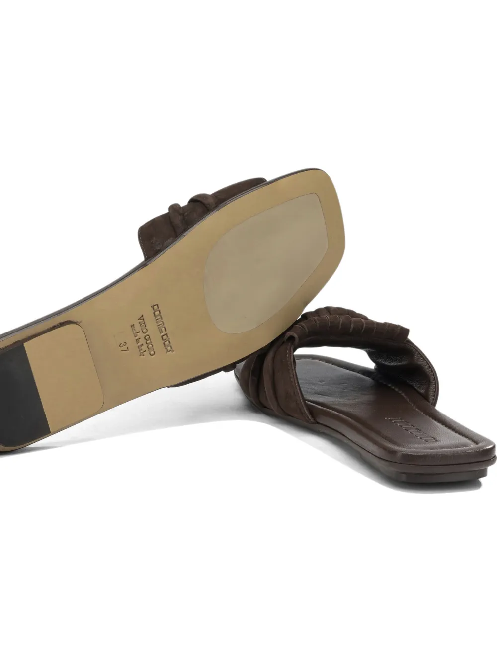 Pomme D´Or Glenn fringe-detail knotted sandals Bruin