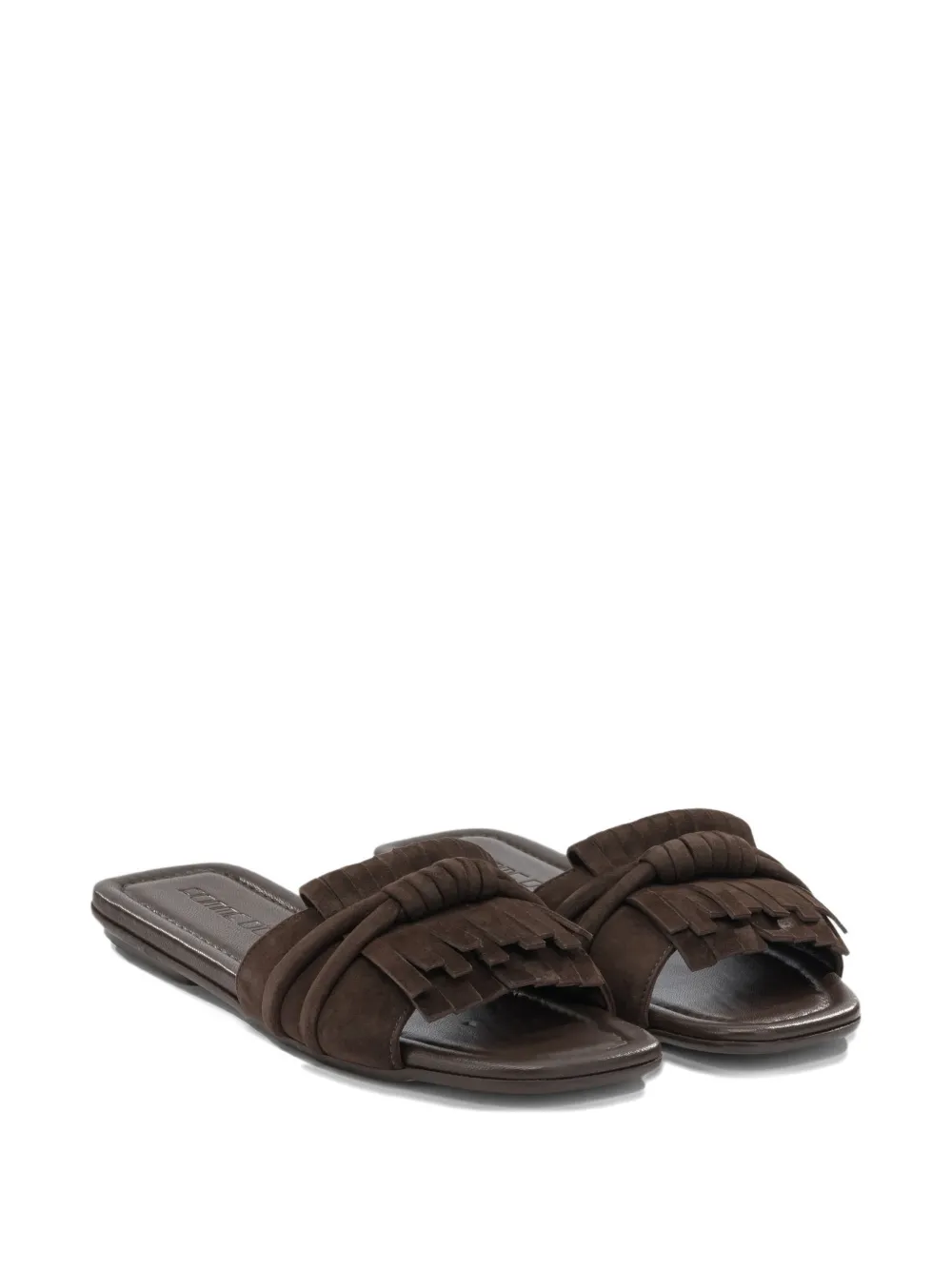 Pomme D´Or Glenn fringe-detail knotted sandals Bruin