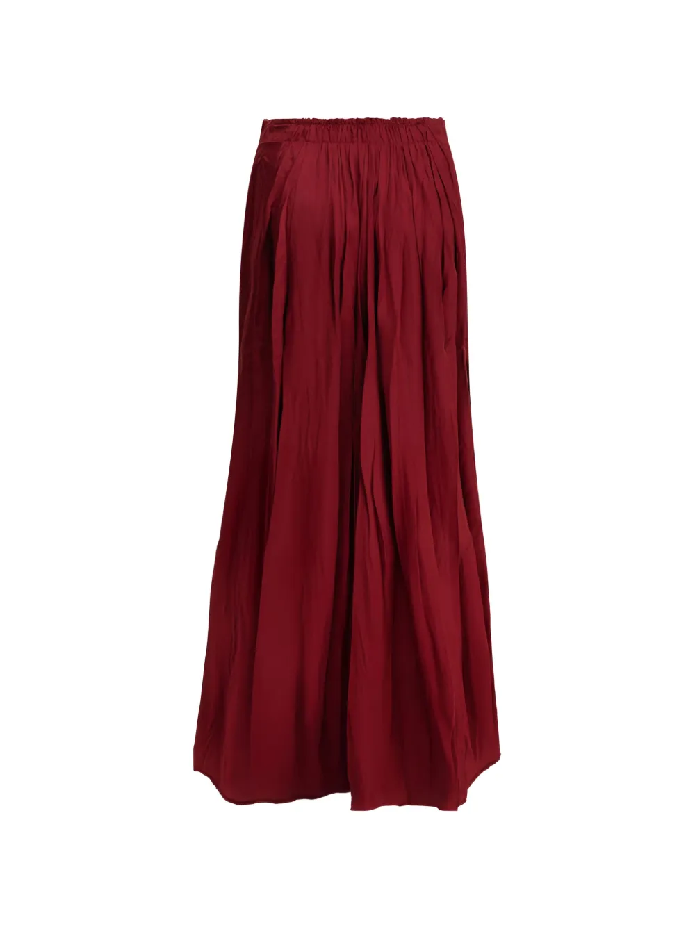 SA SU PHI Plooirok met elastische taille Rood