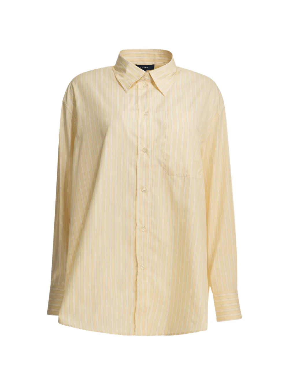 Soeur striped cotton shirt - Giallo
