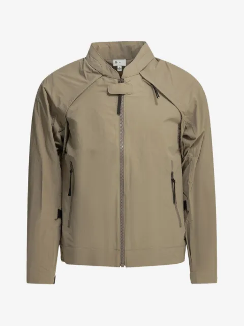 Goldwin zip-up panelled convertible jacket