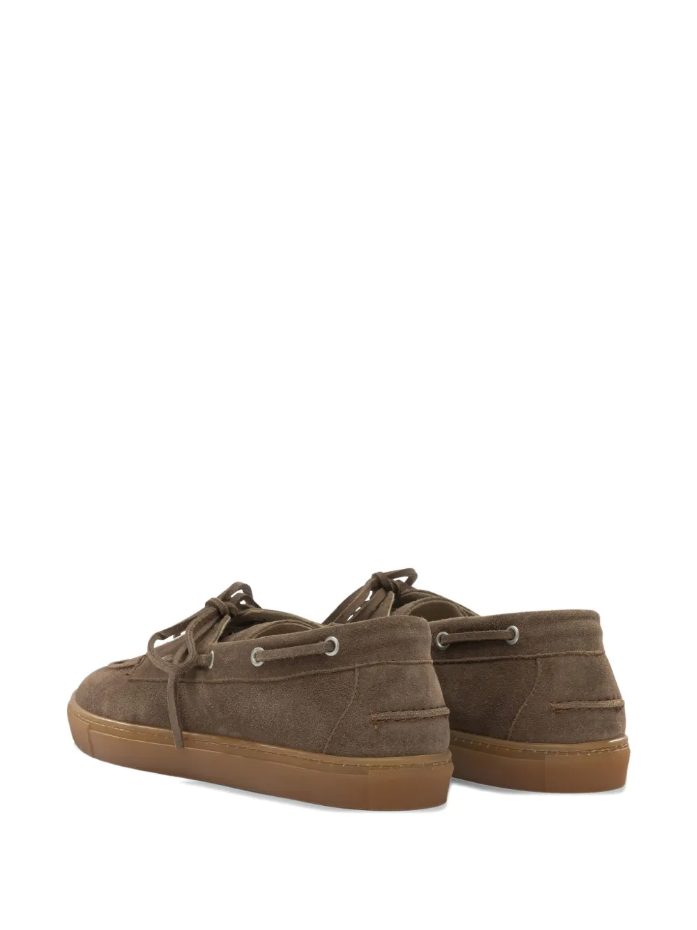 Copenhagen Studios suede lace-up boat shoes Bruin