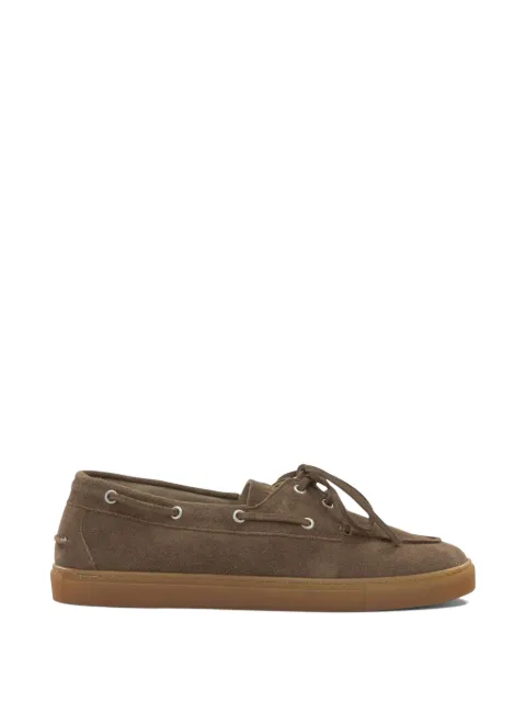 Copenhagen Studios suede lace-up boat shoes