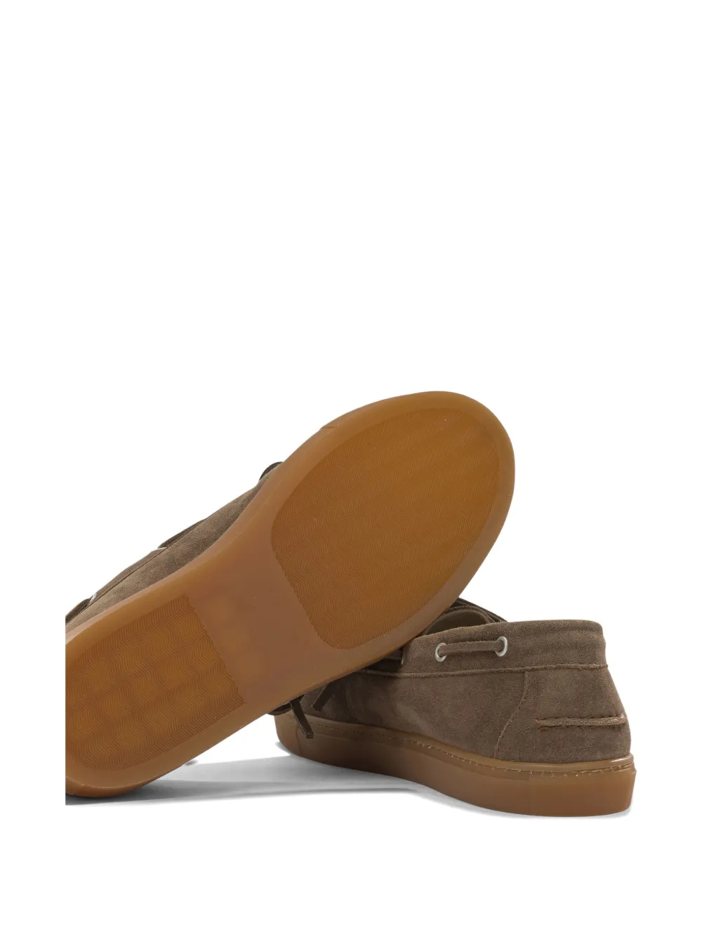 Copenhagen Studios suede lace-up boat shoes Bruin