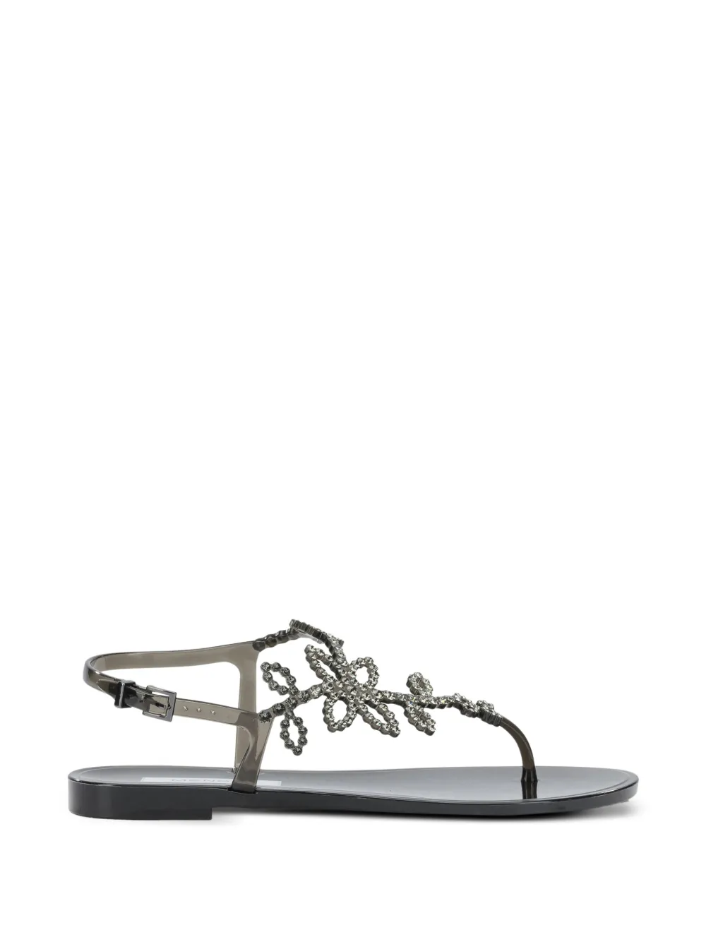MENGHI crystal-embellished floral-detail sandals