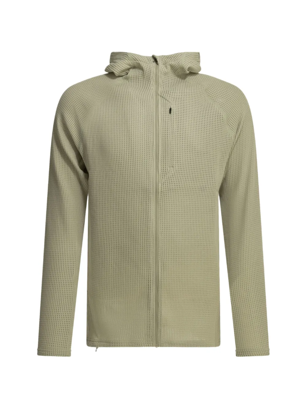 Houdini Sportswear Pace Flow Houdi waffle-knit zip-up hoodie - Neutrals