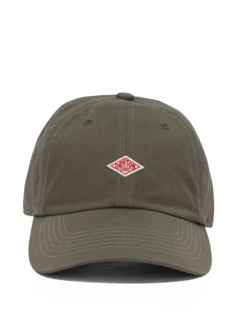 Danton logo-patch cotton baseball cap