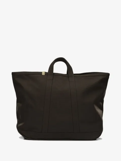 visvim large Rime logo-detail cotton tote bag