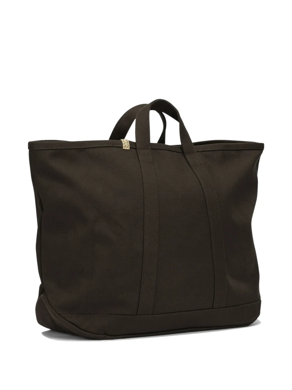 visvim Grote Rime katoenen shopper met logo-detail Bruin