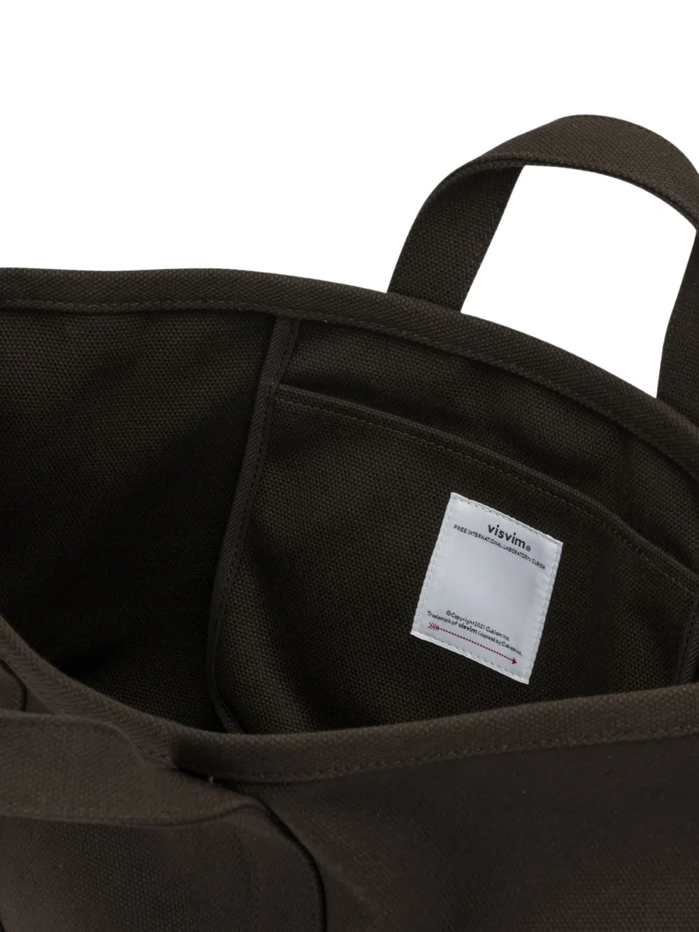 visvim Rime katoenen shopper met logo-detail Bruin