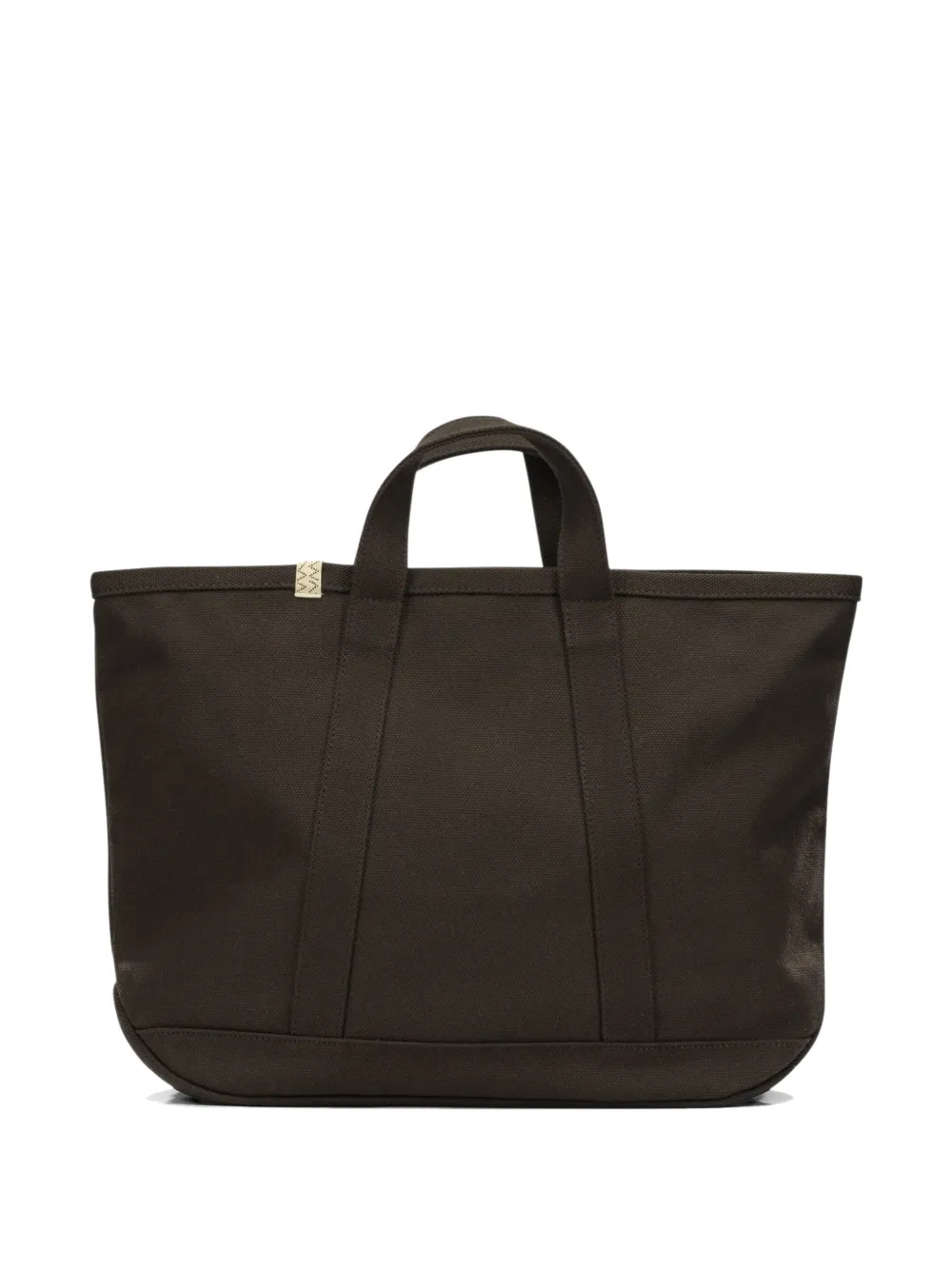 visvim Rime logo-detail cotton tote bag - Brown