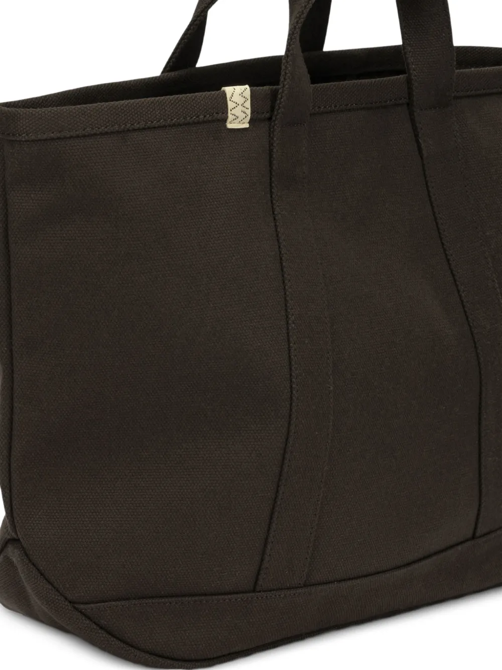 visvim Rime katoenen shopper met logo-detail Bruin