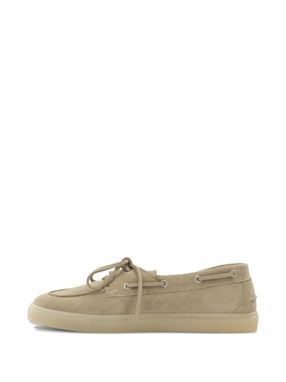Copenhagen Studios lace-up suede loafers Beige