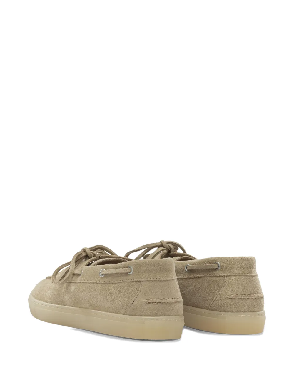 Copenhagen Studios lace-up suede loafers Beige