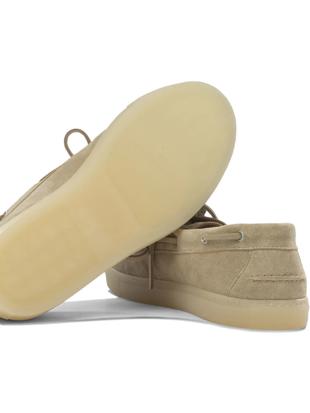 Copenhagen Studios lace-up suede loafers Beige