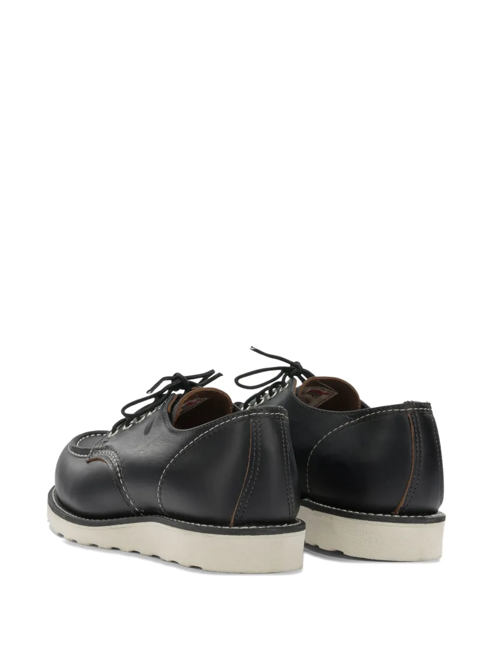 Red Wing Shoes contrast-stitch lace-up boat shoes Zwart