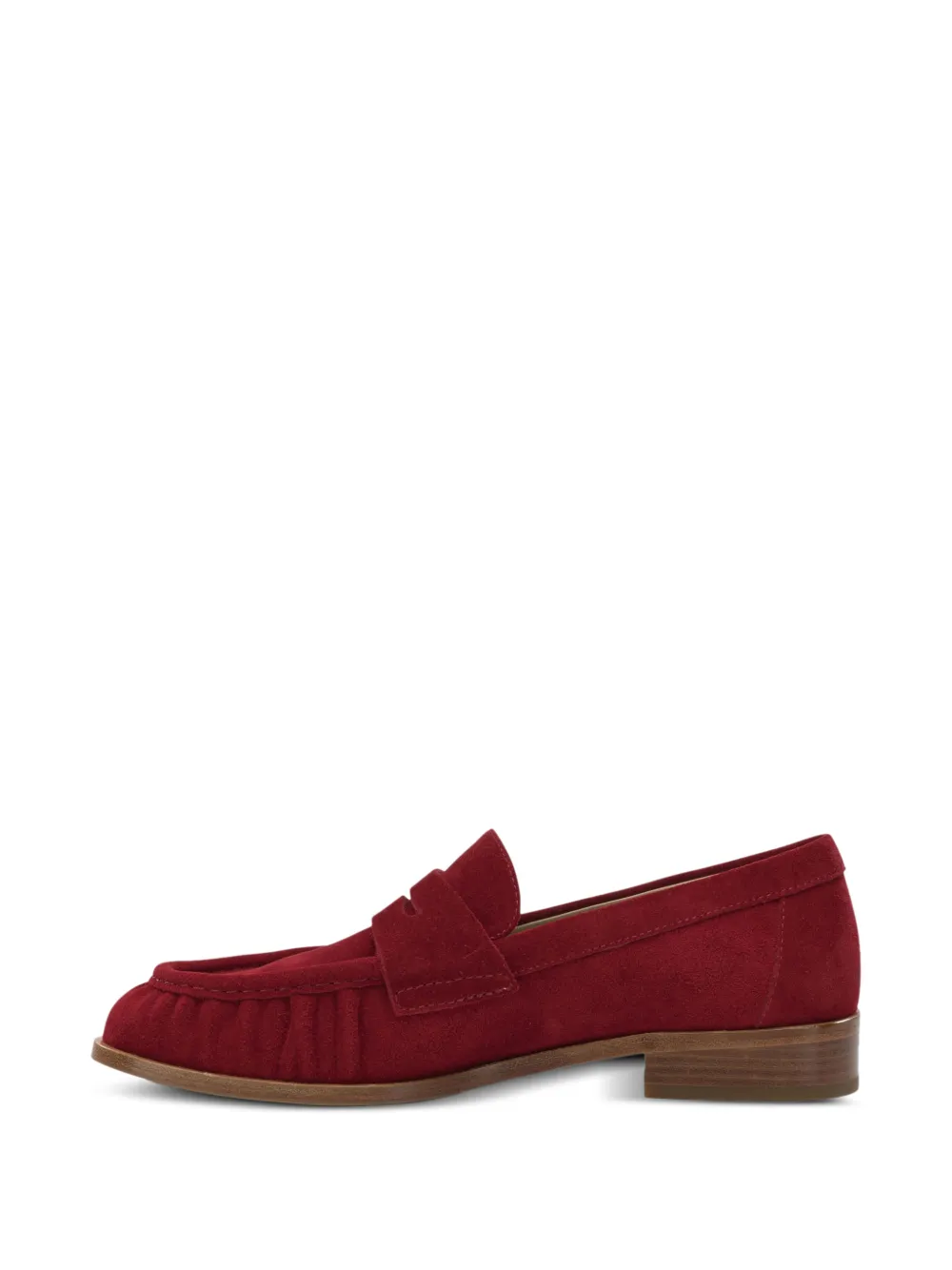 strategia shoes suede penny loafers - Rosso
