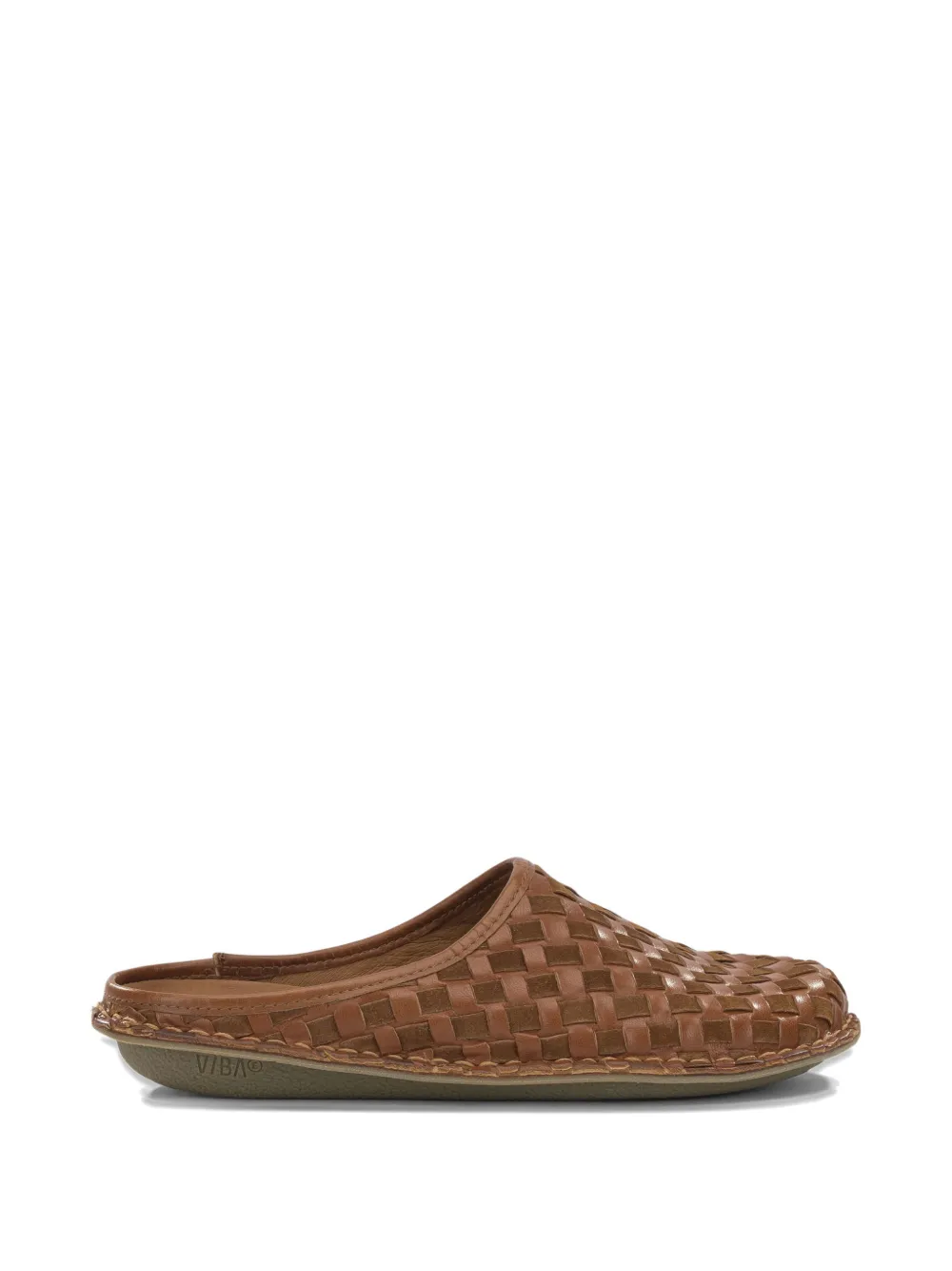 Comme des Garçons Homme Roma woven leather clogs - Braun