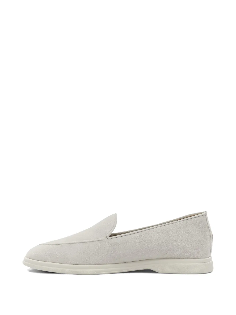 Henderson Baracco suede slip-on loafers Beige
