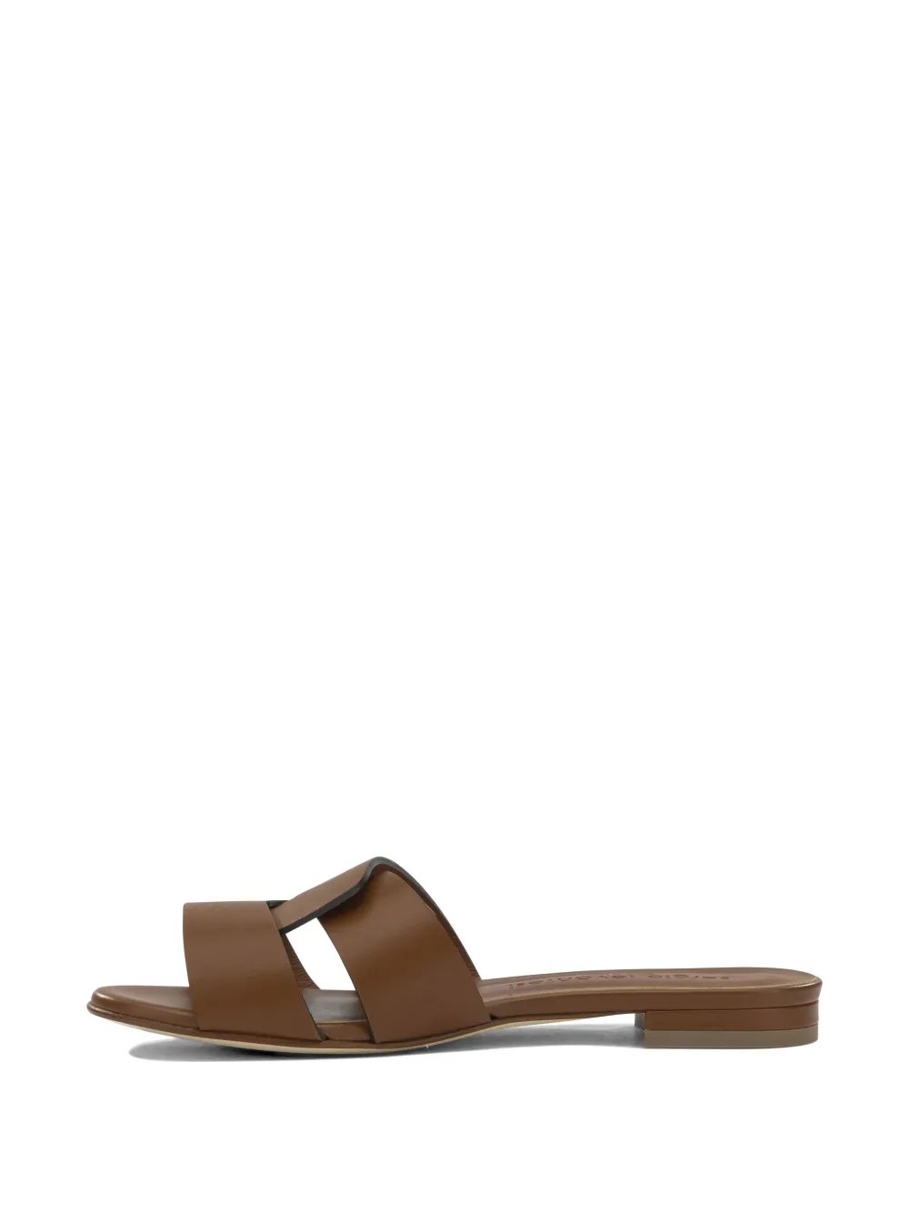 Sergio Levantesi Aria6 Tryde cut-out leather sandals Bruin