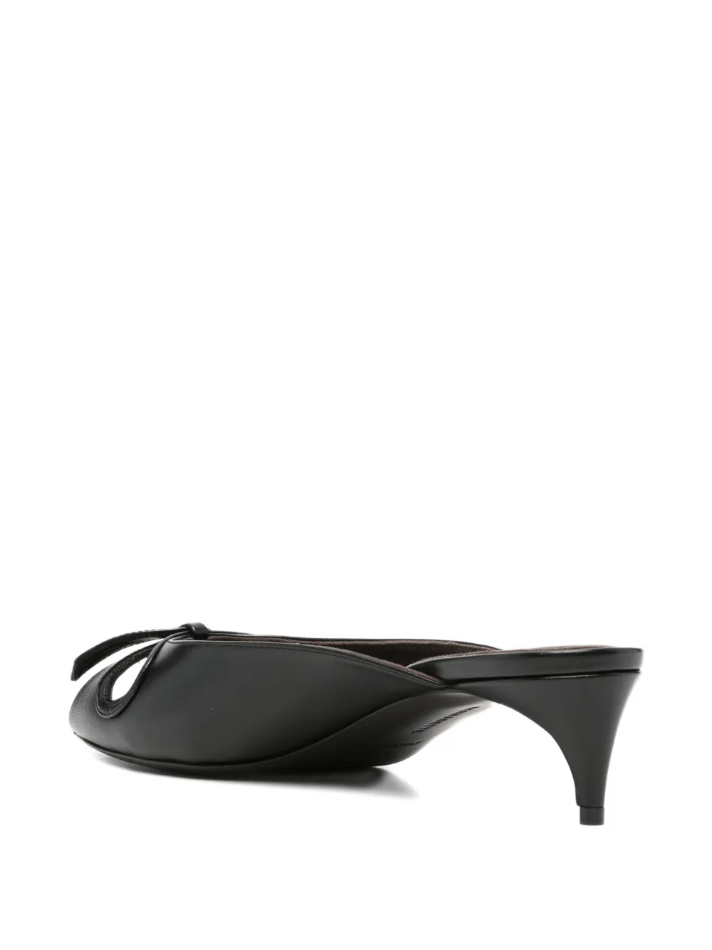 Bernadette Audrey Bow-detail Sandals in Black, view 3