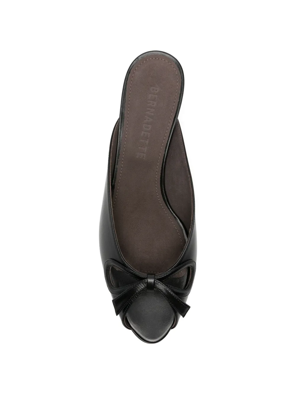 Bernadette Audrey Bow-detail Sandals in Black, view 4