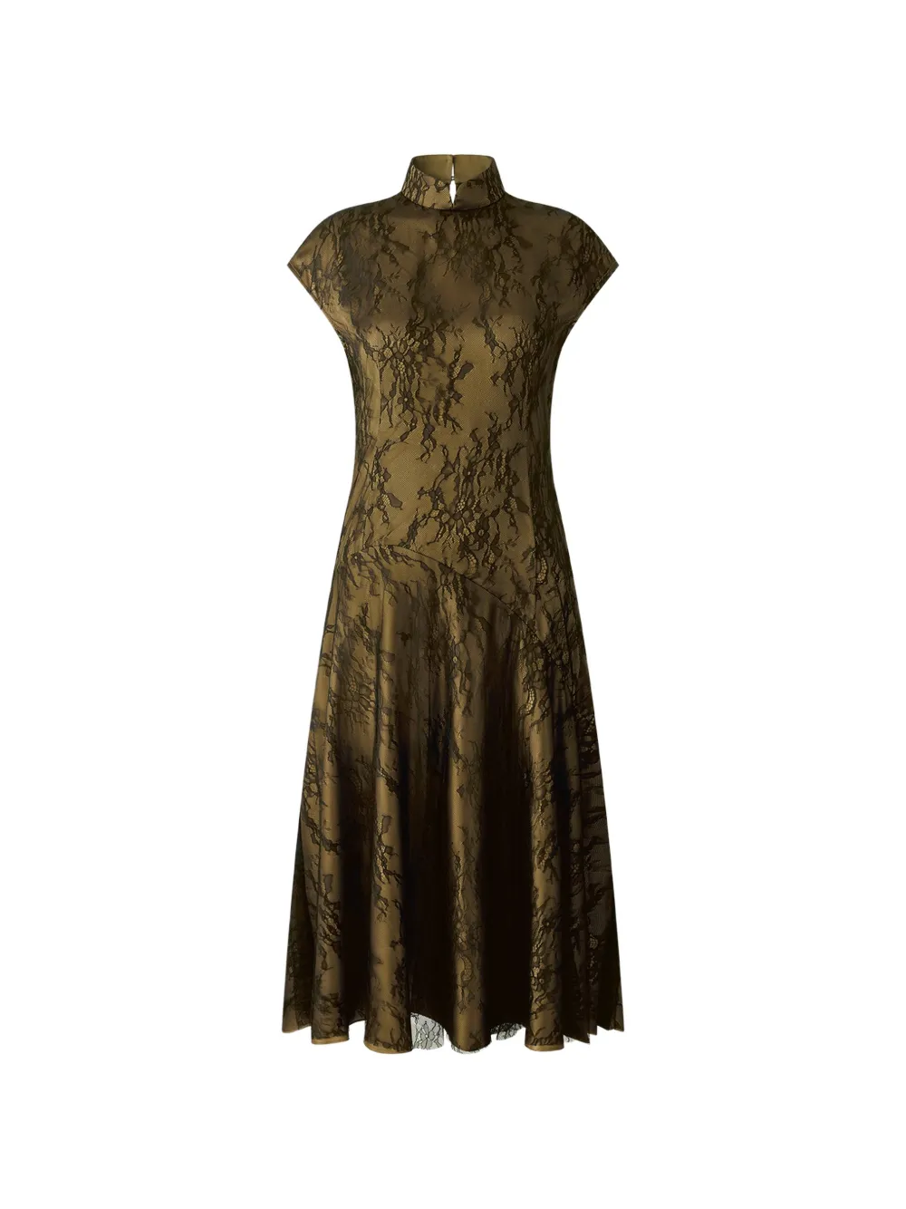 Shanghai Tang Tang midi dress - Verde