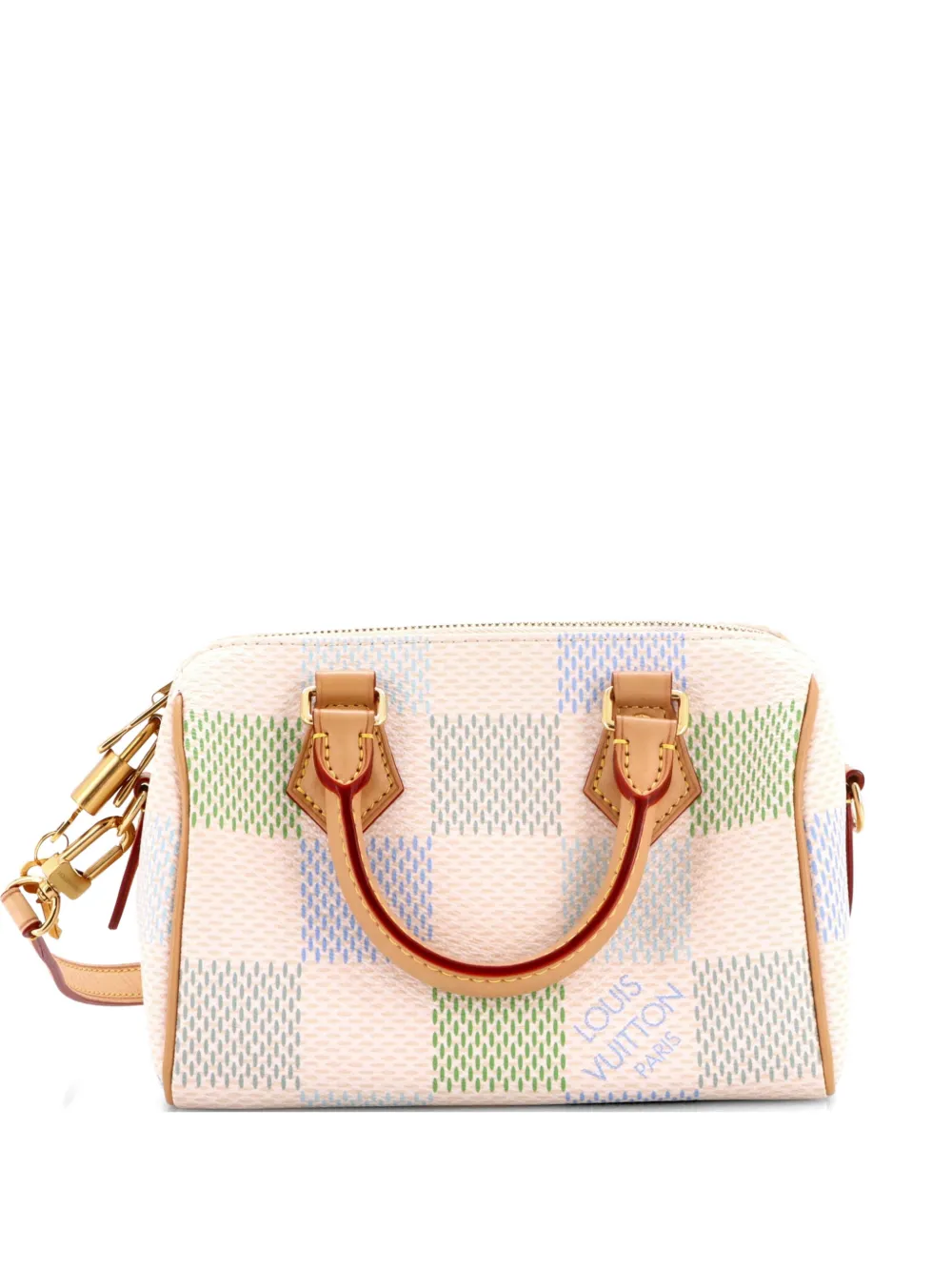 Louis Vuitton Pre-Owned Speedy Bandouliere Bag Limited Edition Damierlicious Giant 20 satchel - Blu