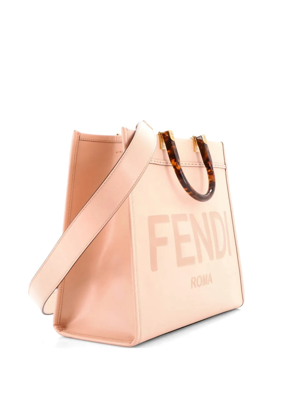 Fendi Pre-Owned Sunshine Shopper Leather Medium tote bag - Rosa