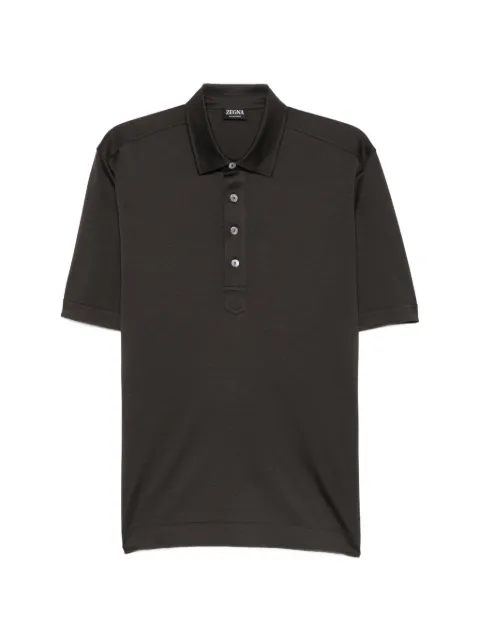 Zegna short-sleeved polo shirt
