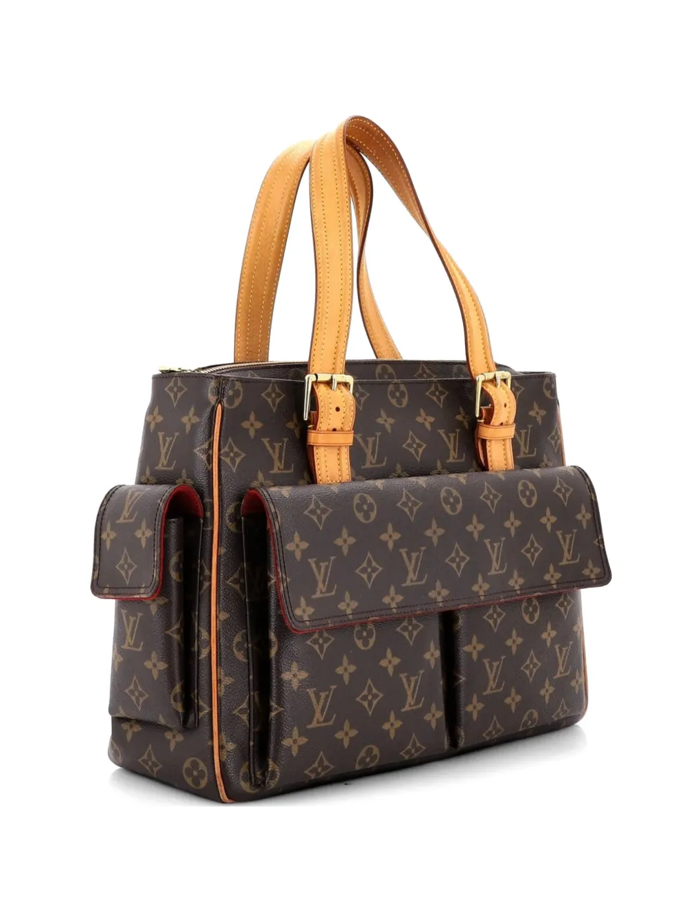 Louis Vuitton Pre-Owned Multipli Cite Handbag Monogram Canvas satchel - Braun