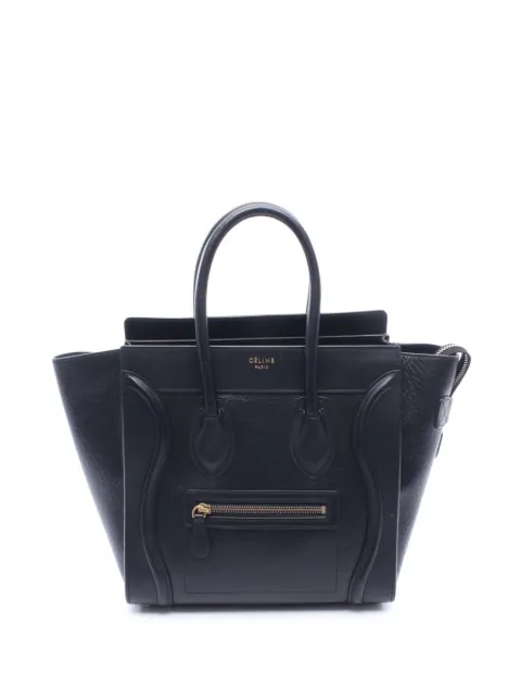 Celine Pre-Owned 2010-2026 Micro Calfskin Luggage tote bag