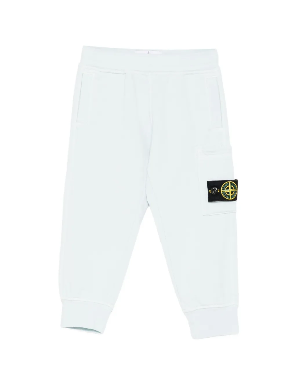 Stone Island Junior compass-patch track pants - Blu