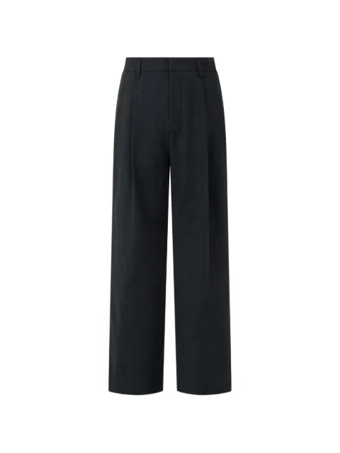 TOMBOY zip-up wide-leg trousers