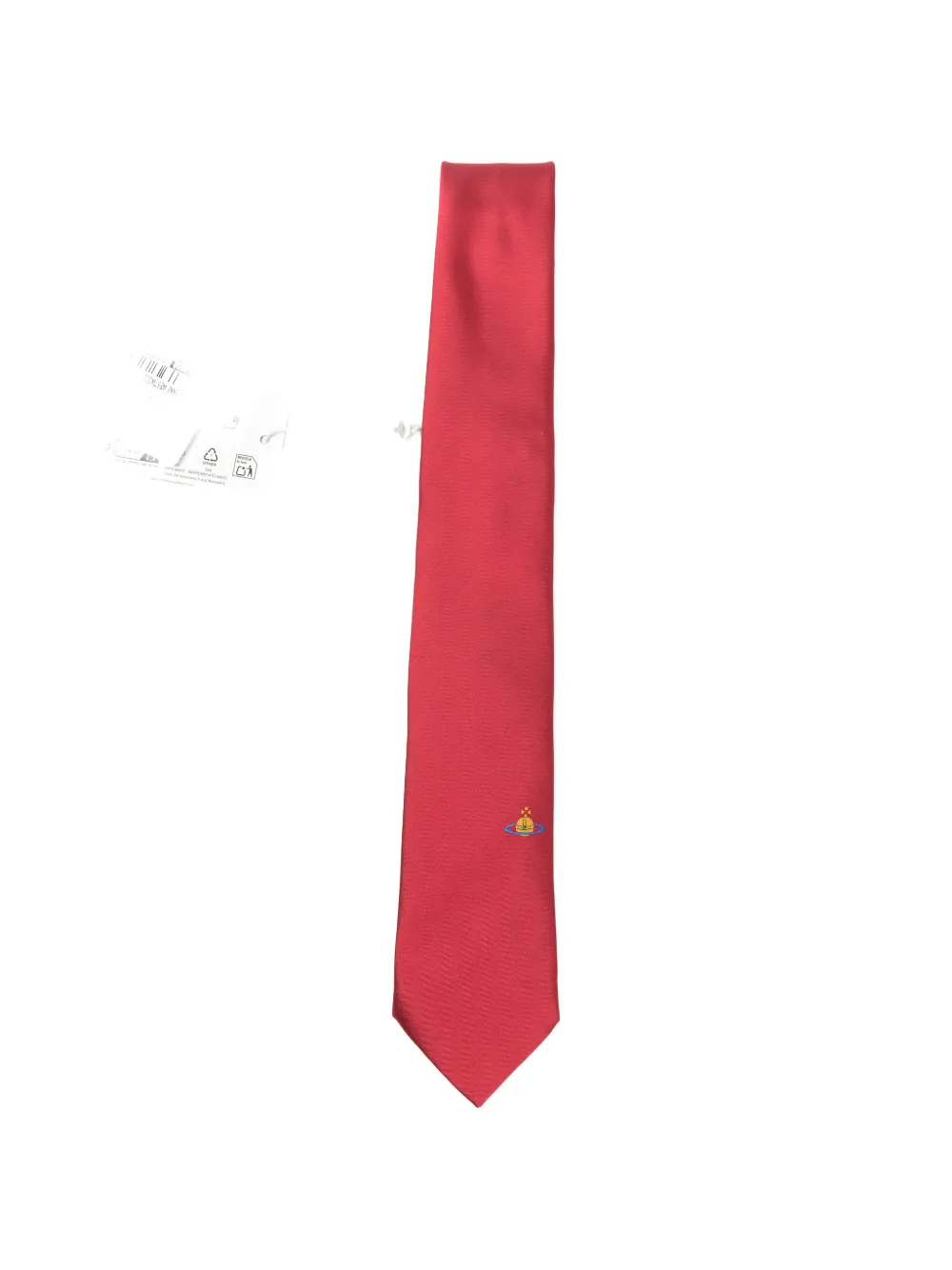 Vivienne Westwood Orb pointed tie - Rosso