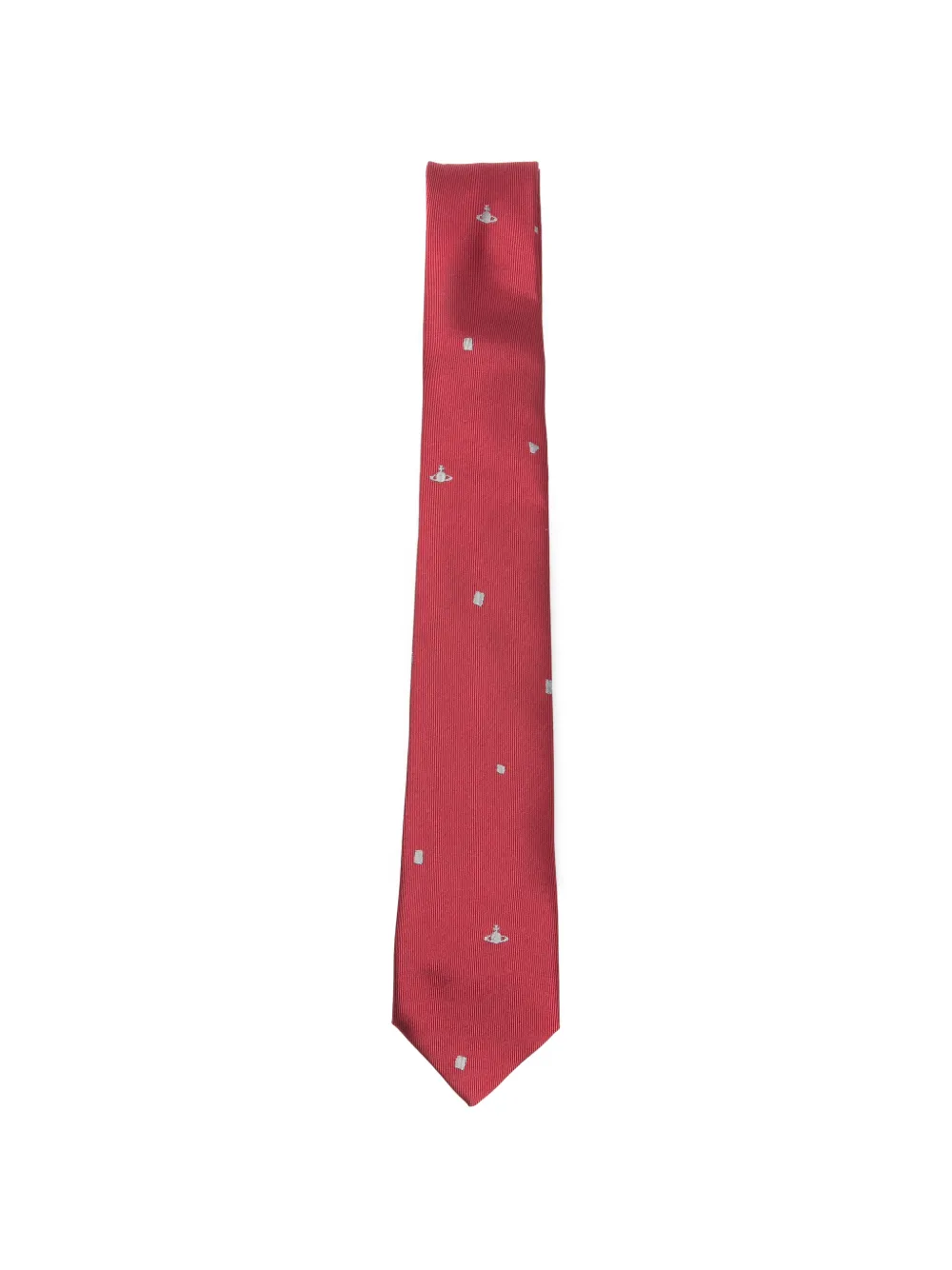 Vivienne Westwood Orb pointed tie - Red