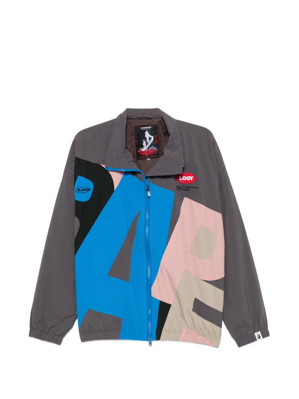 A BATHING APE® x Kazuki Kuraishi.long-sleeves jacket - Grigio