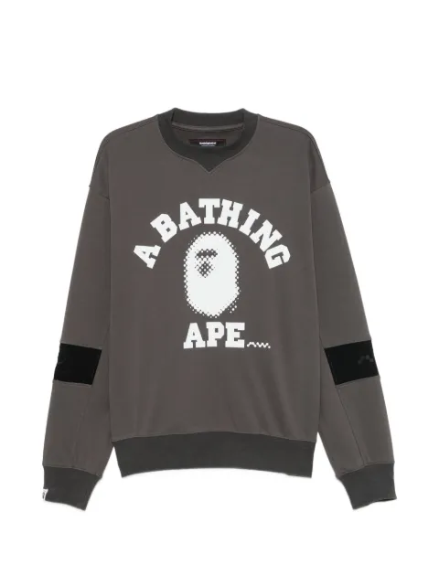 A BATHING APE® x Kazuki Kuraish College logo-print sweatshirt
