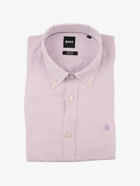 BOSS chemise à logo brodé
