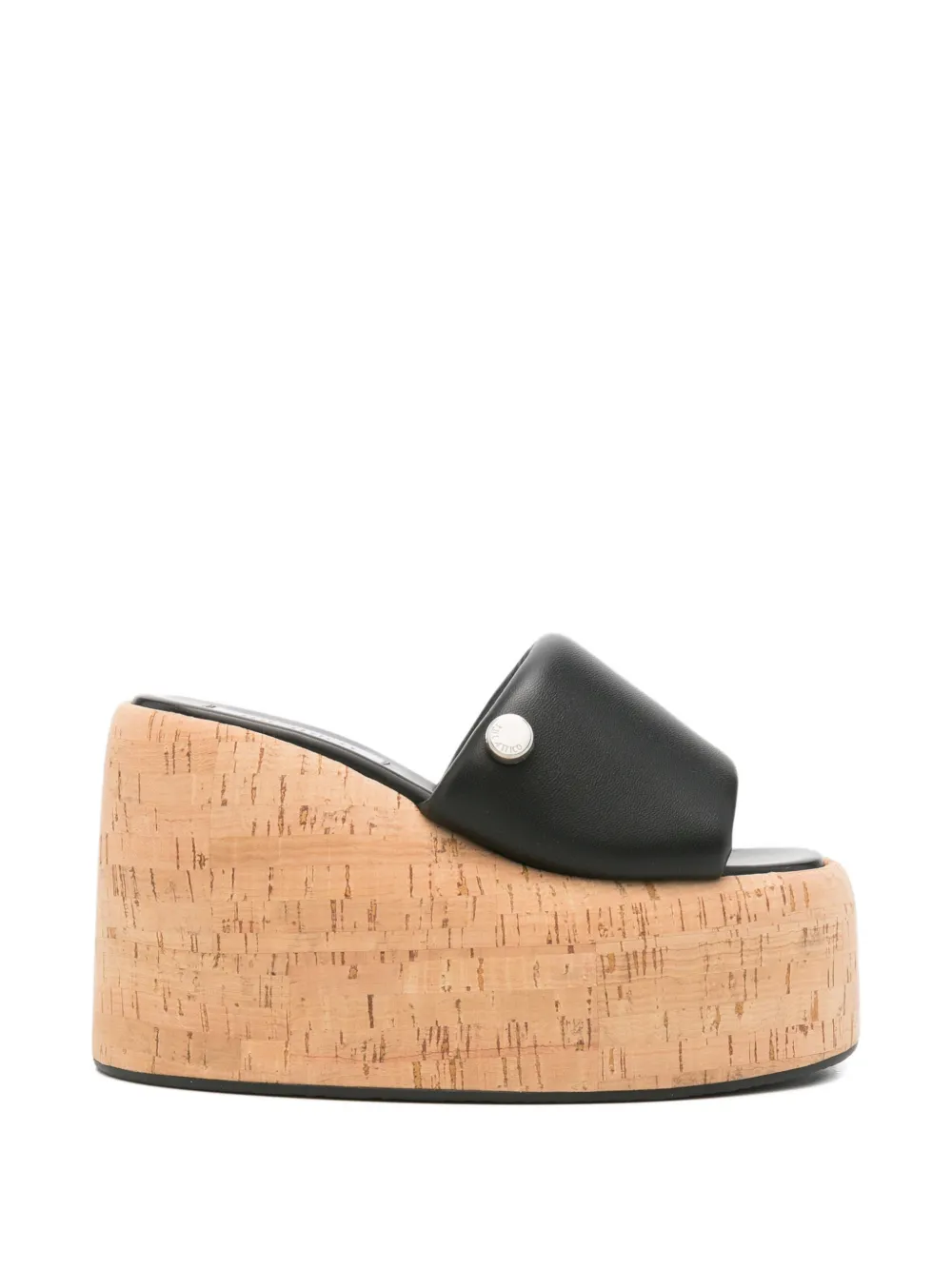 The Attico open-toe padded sandals - Schwarz