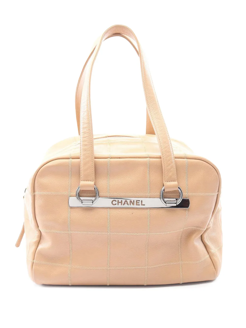 CHANEL Pre-Owned 2004-2005 Caviar Chocolate Bar shoulder bag - Toni neutri