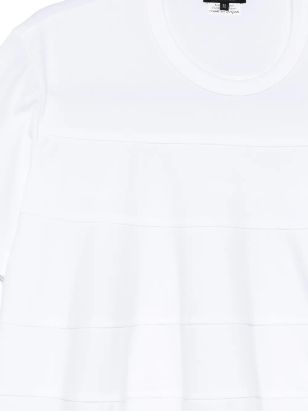 Comme Des Garçons T-shirt met vlakken Wit
