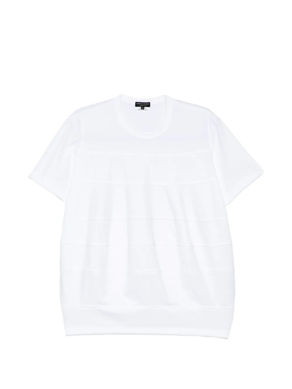 Comme Des Garçons panelled T-shirt - Weiß