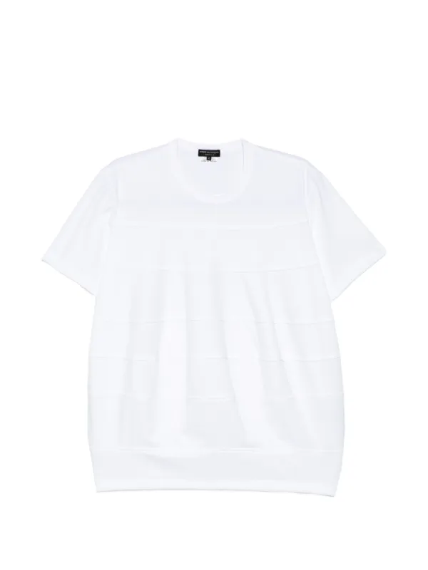 Comme des Garçons Panelled T-shirt in White