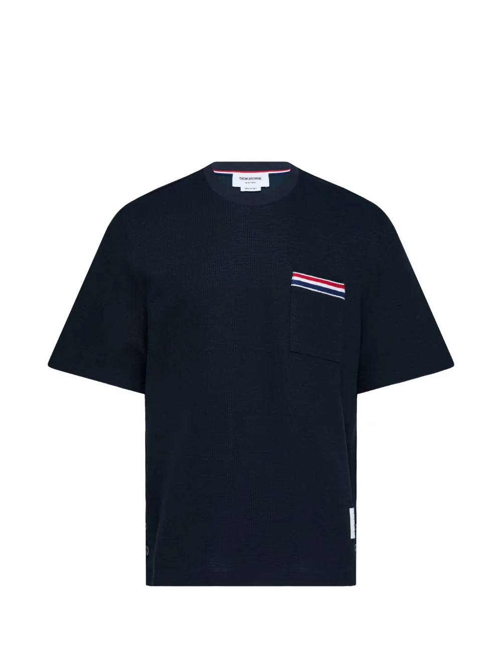 Thom Browne RWB chest-pocket cotton T-shirt - Blu