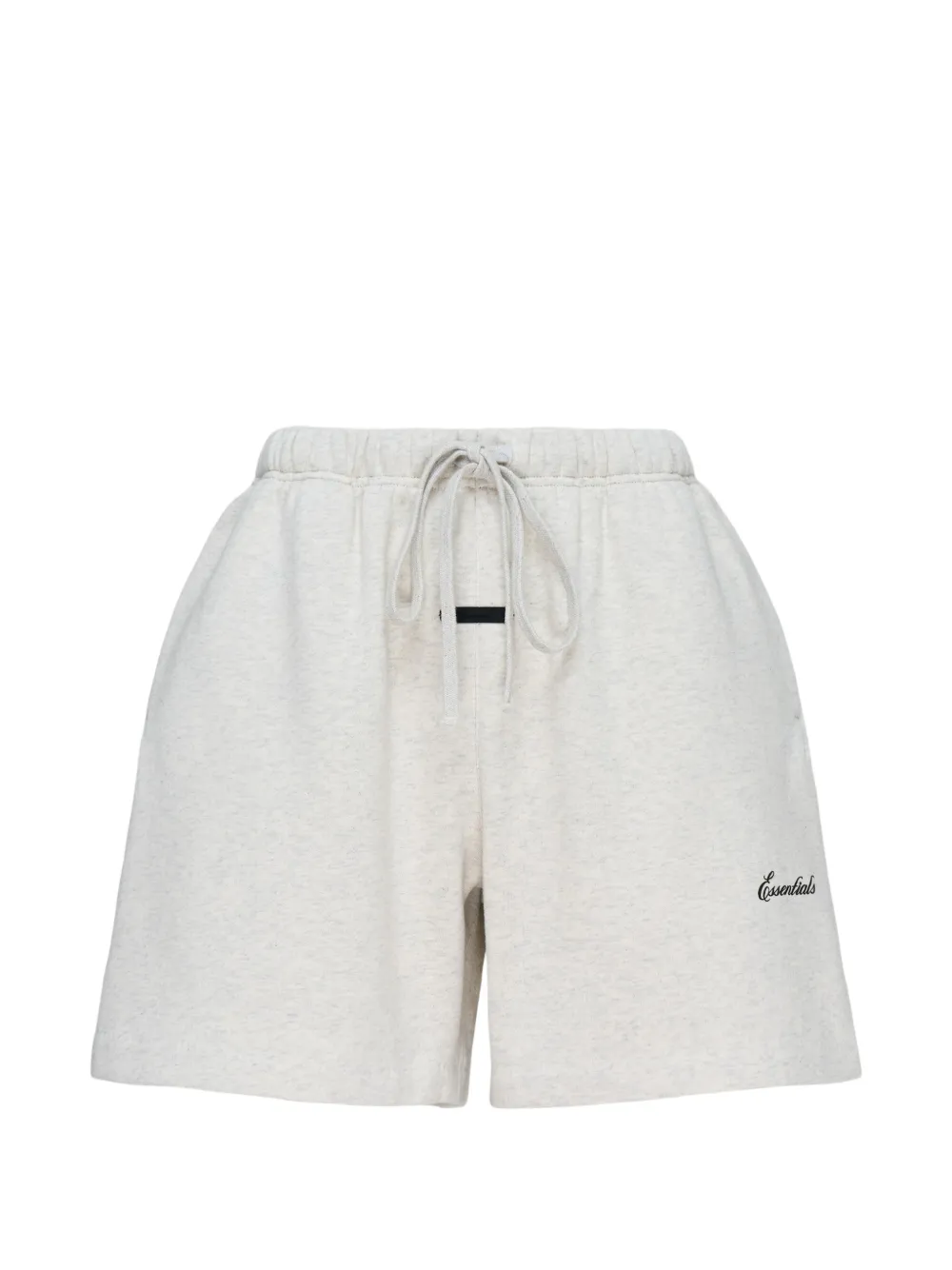 FEAR OF GOD ESSENTIALS Essentials-embroidered shorts - Grigio
